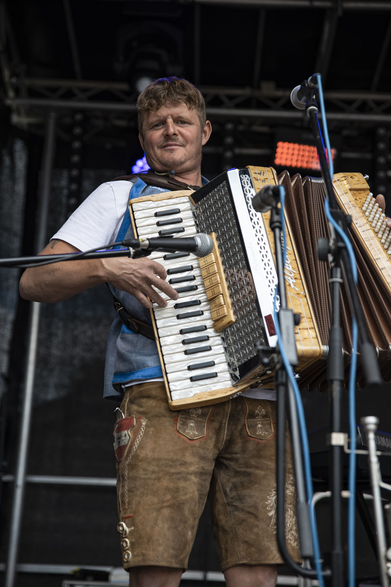 Hannes am Akkordeon